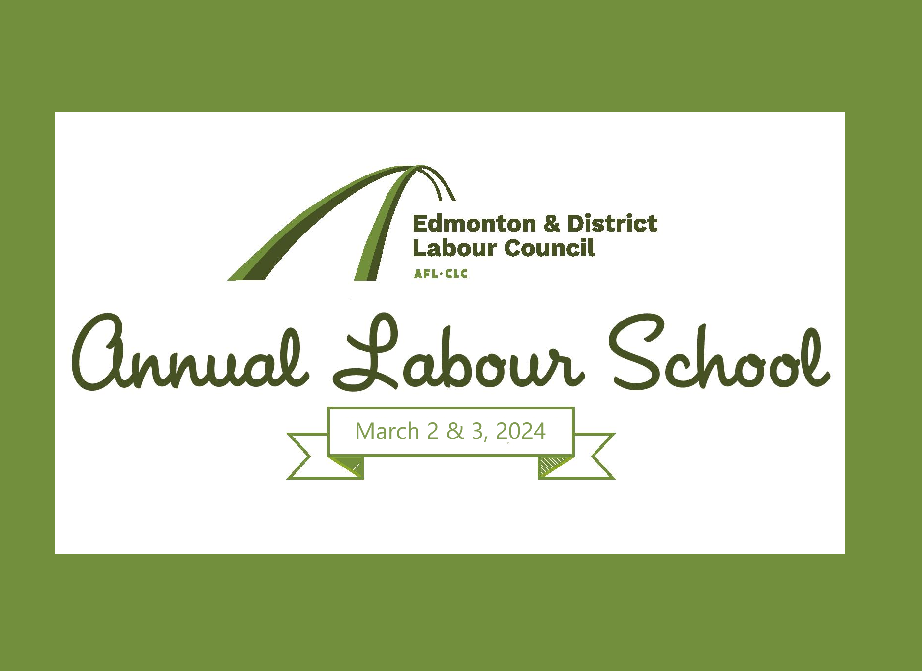 EDLC Spring School Registration – Edmonton District Labour Council